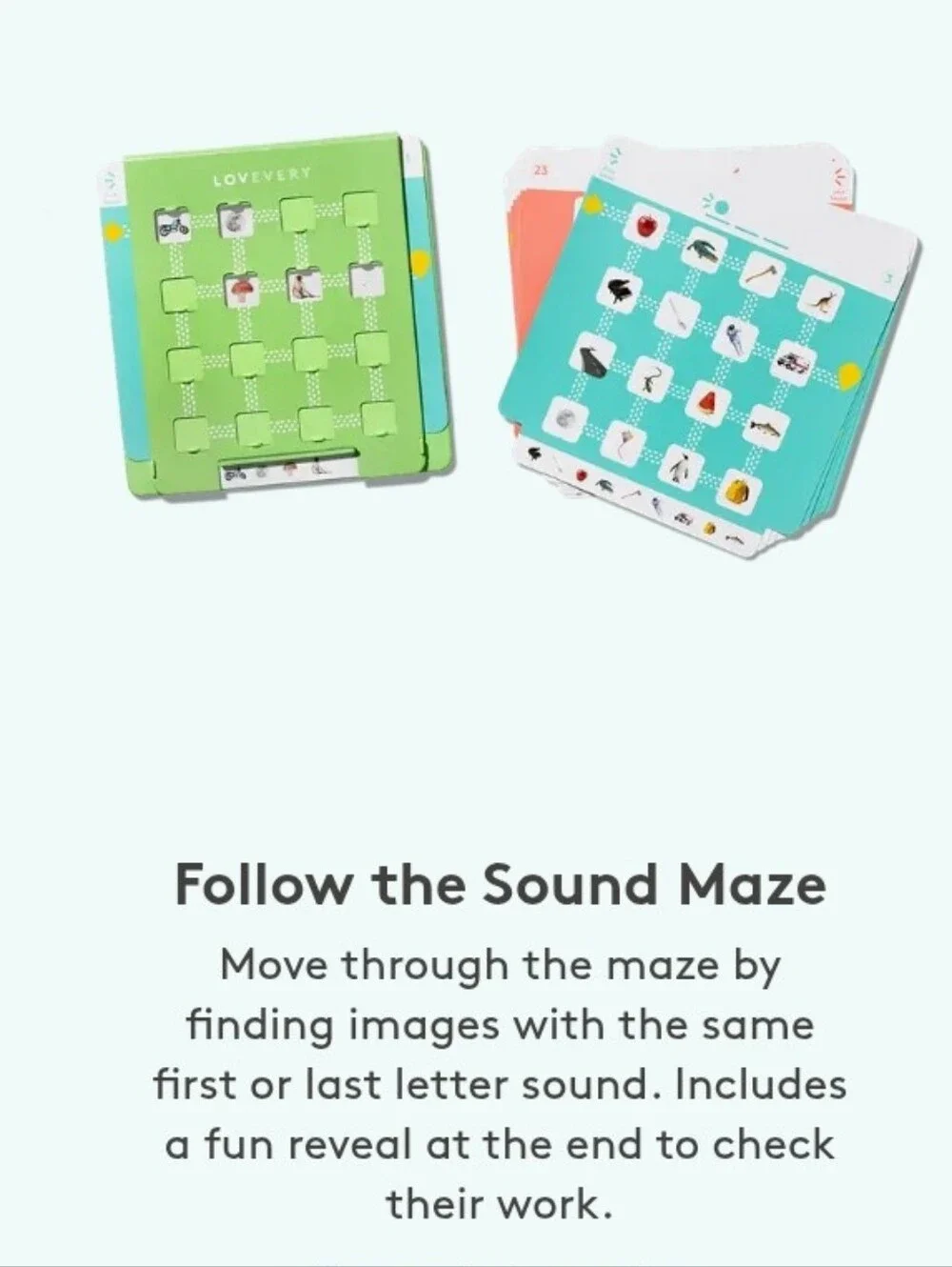 Lovevery Follow The Sound Maze From Reading Skill Set Part 1 Skill 1